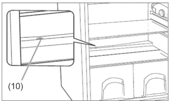 Hanseatic HEKS 8854GA1 - Cleaning the fridge compartment - 1