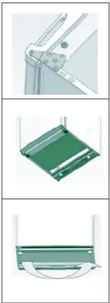 Nabo KT 1341 - Wechsel des Türanschlages - 1