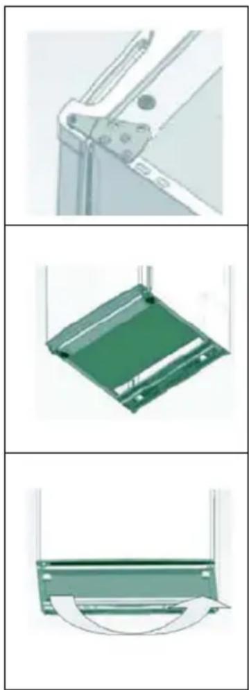 Nabo KT 1301 - Wechsel des Türanschlages - 1