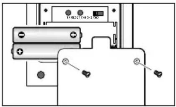 Tchibo 297690 - Außensensor - Batterien einlegen - 1