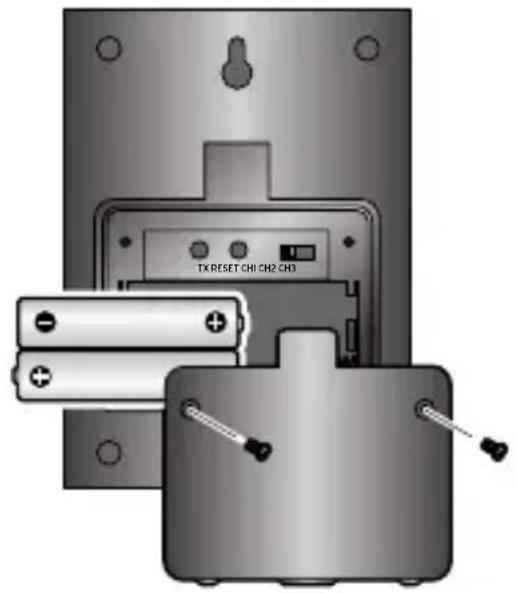 Tchibo 287717 - Außensor - Batterien einlegen - 1