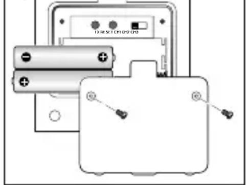 Tchibo 269250 - Außensor - Batterien einlegen - 1