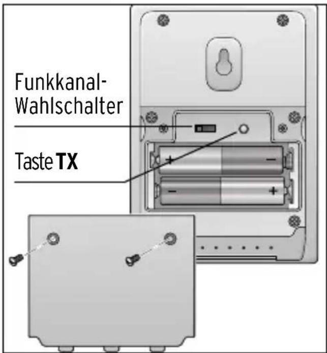 Tchibo 279340 - Funkkanal am Außensensor einstellen - 1