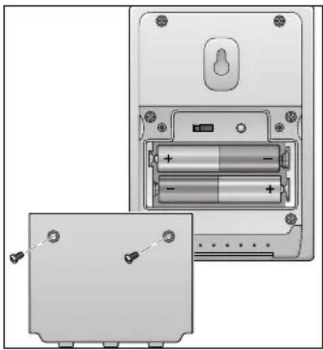 Tchibo 279340 - Außensor - Batterien einlegen - 1