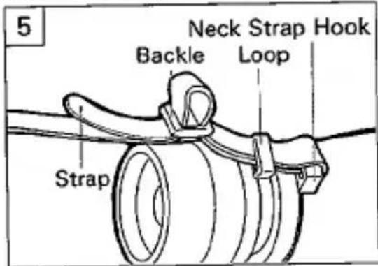 5 Neck Strap Hook Backle Loop Strap