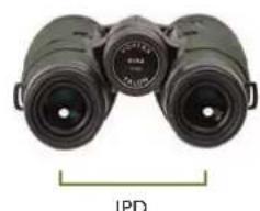 Vortex Talon HD 8x42 - Adjust the interpupillary distance - 1