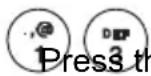 AVAYA Deskphone 9650C - Preparing follow me on your own telephone - 3