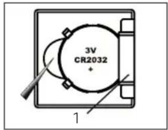 3V CR2032 + 1