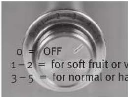 Rommelsbacher ES 800 - Description of the control panel - 1