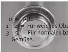 Rommelsbacher ES 800 - Beschreibung des Bedienfeldes - 1