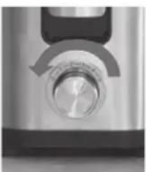 Rommelsbacher ES 800 - Attention hazard of injury: Do not grasp in the filling hole and the grater! The grater is very sharp, handle the grater with care to avoid injuries! - 2