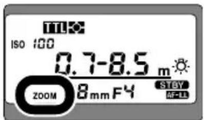 ISO 100 0.7-8.5 m ZOOM 8mm F4 STBY MF-LL