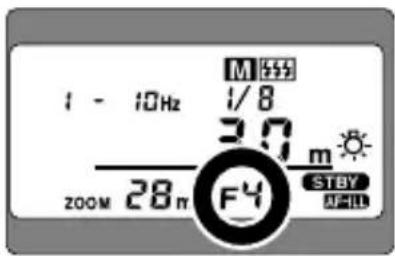 1 - 10Hz M 555 1/8 3.0 m ZOOM 28π F4 STBY AF-IL