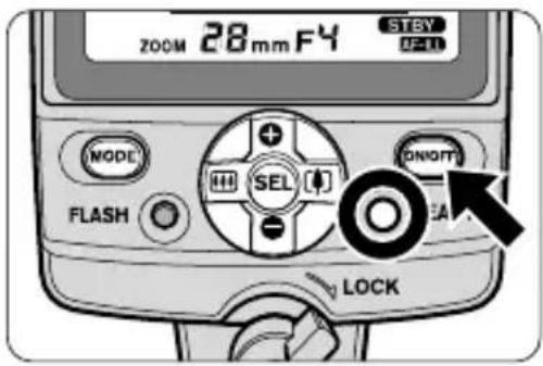 ZOOM 28mm F4 STBY OFF MODE FLASH SEL ON/OFF LOCK