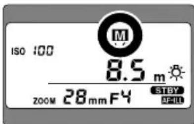 ISO 100 8.5 m ZOOM 28mm F4 STBY OFF
