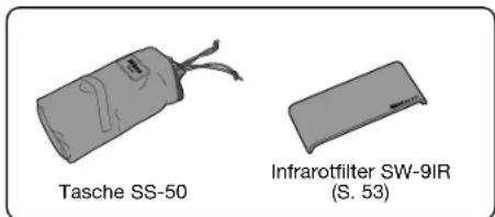 Tasche SS-50 Infrarotfilter SW-9IR (S. 53)
