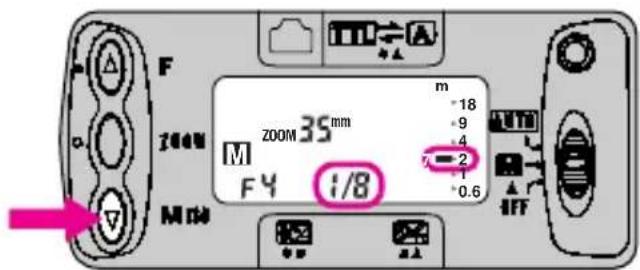 F ZOOM 35mm M F4 i/8 m -18 -9 -4 -2 -1 +0.6 OFF