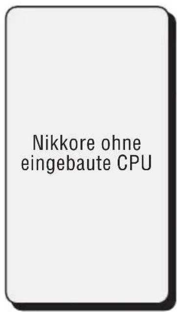 Nikkore ohne eingebaute CPU