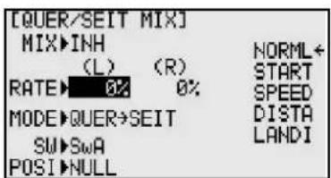 FUTABA T10CG-2.4GHz - QUER/SEIT MIX (QUER/SEITENRUDER MISCHER) - 1