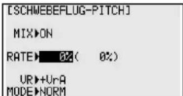 FUTABA T10CG-2.4GHz - SCHWE-PIT (SCHWEBEFLUG-PITCH EINSTELLUNG) - 1