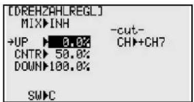 FUTABA T10CG-2.4GHz - Drehzahlregler Einstellungen (DREHZAHLREGL) - 1