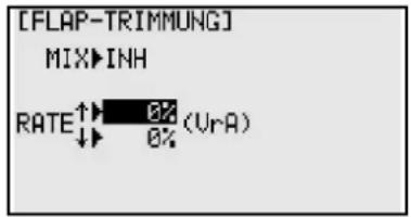 FUTABA T10CG-2.4GHz - FLAP-TRIMMUNG (WÖLBKLAPPEN WEGEINSTELLUNG) - 2