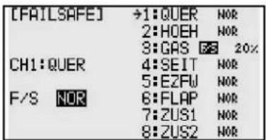 FUTABA T10CG-2.4GHz - PROGRAMMIERBEISPIEL MOTORFLUGMODELLE - 11