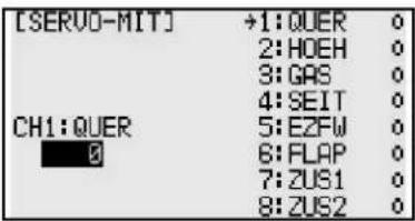 FUTABA T10CG-2.4GHz - PROGRAMMIERBEISPIEL MOTORFLUGMODELLE - 6