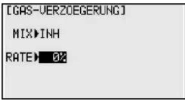 FUTABA T10CG-2.4GHz - GAS-VERZO (DROSSELVERZÖGERUNG) - 1