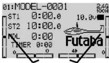 FUTABA T10CG-2.4GHz - DIGITALE TRIMMUNG - 1