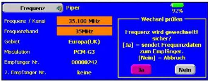 FUTABA T14-MZ - WECHSEL DES FREQUENZKANALS - 4