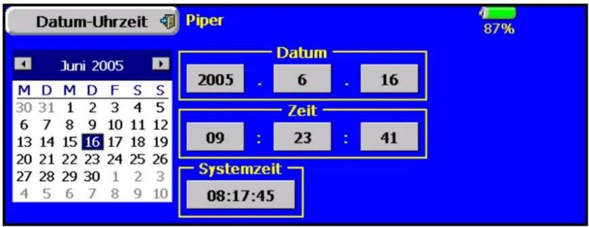 FUTABA T14-MZ - DATUM UND UHRZEIT - 1