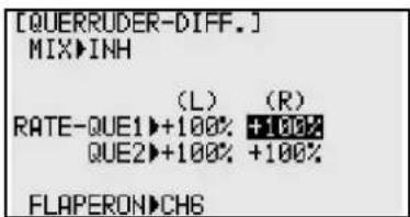 FUTABA T10CHG - QUER-DIFF (QUERRUDER DIFFERENZIERUNG) - 3