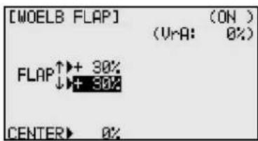 FUTABA T10CHG - WÖLB-FLAP (WÖLBKLAPPEN WEGEINSTELLUNG) - 2