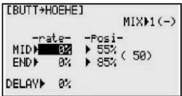 FUTABA T10CHG - BUTT>HOEHE (BUTTERFLY-HÖHENRUDER MISCHER) - 2