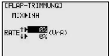 FUTABA T10CHG - FLAP-TRIMMUNG (WÖLBKLAPPEN WEGEINSTELLUNG) - 2