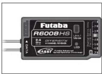 FUTABA T10CHG - EMPFÄNGER R 6008 HS - 1