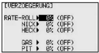 FUTABA T10CHG - VERZOEGERUNG (VERZÖGERUNGS-FUNKTION) - 1