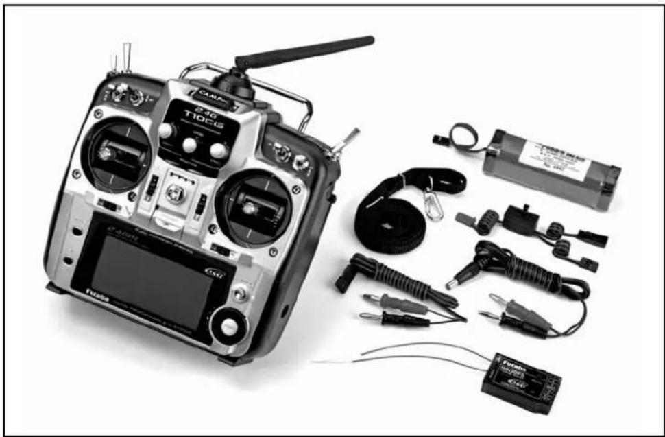 FUTABA T10CHG - LIEFERUMFANG - 1