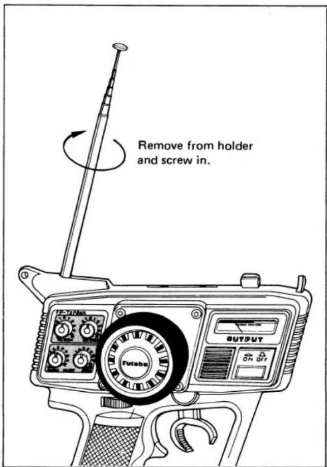 FUTABA FP2PBK - - The antenna - 1