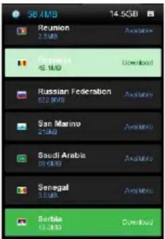 58.4MB 14.5GB Reunion 2.5MB Available Saudi Arabia 46.1MB Download Russian Federation 622.8MB Available San Marino 219MB Available Saudi Arabia 39.5MB Available Senegal 5.1MB Available Serbia 13.2MB Download