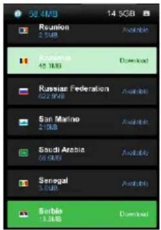 58.4MB 14.5GB Rouunion 2.5MB Available Rouminus 48.1MB Download Russian Federation 622.9MB Available San Marino 2.1MB Available Saudi Arabia 08.9MB Available Senegal 3.8MB Available Sarbia 13.9MB Download