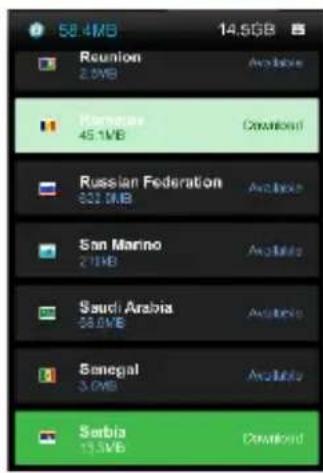 58.4MB 14.5GB Reunion 2.0MB Available Musegalas 45.1MB Download Russian Federation 632.0MB Available San Marino 21MB Available Saudi Arabia 58.0MB Available Senegal 3.0MB Available Serbia 11.3MB Download