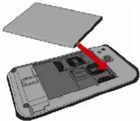 Allview A4 All - Introducerea cartelelor SIM, a cardului de memorie si a bateriei - 2