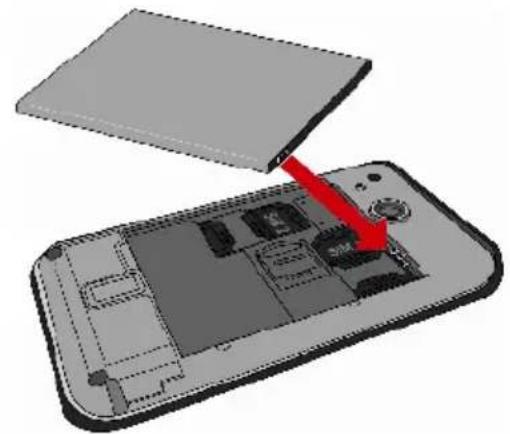 Allview A4 All - Einführung der SIM Karten, der Speicherkarten und des Akkus - 2