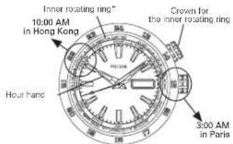 PULSAR VD31 - IF YOUR WATCH HAS AN INNER ROTATING RING WITH THE NAMES OF THE WORLD'S MAJOR CITIES - 2