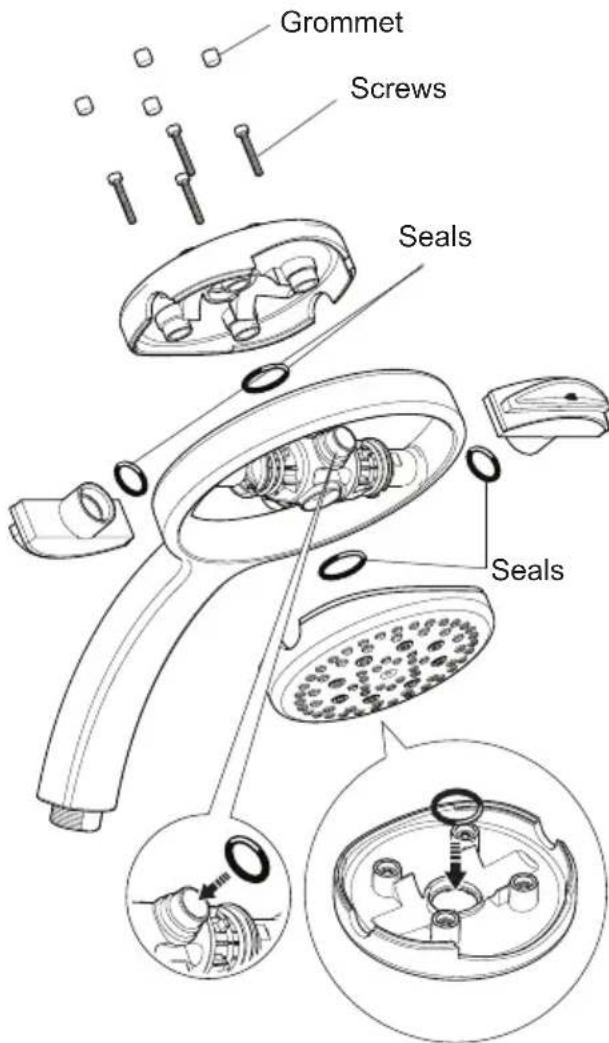 Mira 360r - Spray Plate Assembly - 1