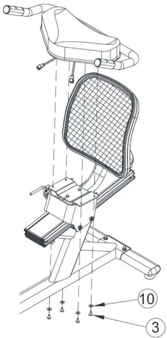 Maxxus 4.2R - Schritt 10: Montage des Sitzes - 2