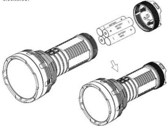 Nitecore TM16 - Battery Installation - 1