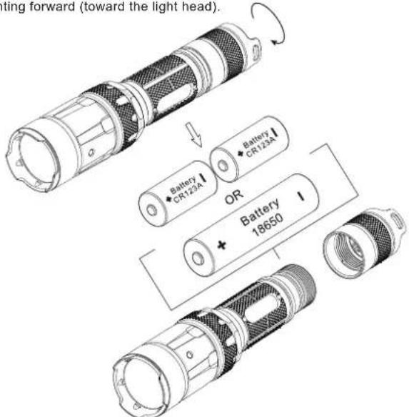 Nitecore SRT6 Night Officer - Battery Installation - 1